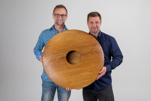 Jiri Chmelar a Frantisek Janda _ foto z archivu atelieru Krasy dreva
